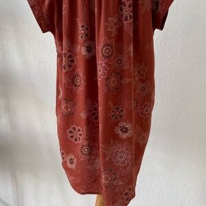 Floral Rust Dress